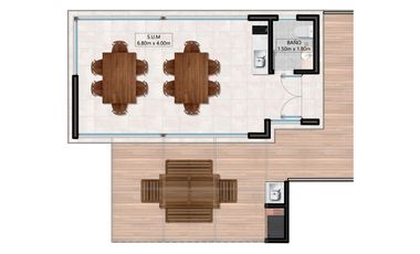 DEPARTAMENTO EN VENTA 3 AMBIENTES  - MAR DE LAS PAMPAS