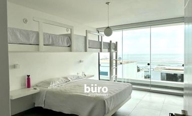 HERMOSA CASA DE PLAYA EN VENTA CONDOMINIO PLAYA LOMAS DEL MAR 4 DORM FRENTE MAR
