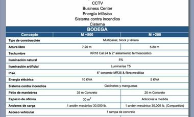 Bodega industrial en Preventa frente al Parque Industrial