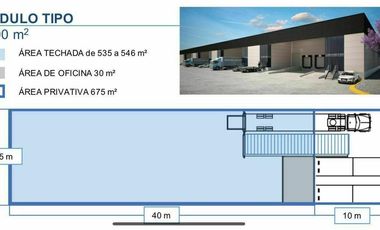 Bodega industrial en Preventa frente al Parque Industrial