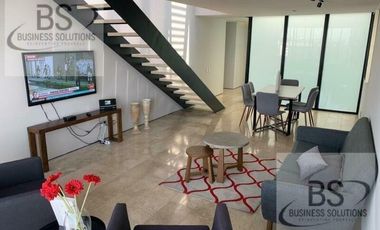 Departamento (Penthouse) amueblado en renta Punta Juriquilla