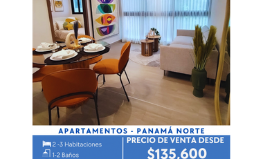 APARTAMENTOS EN PREVENTA - PANAMA NORTE