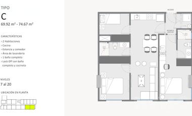 Departamento en Centro de Monterrey