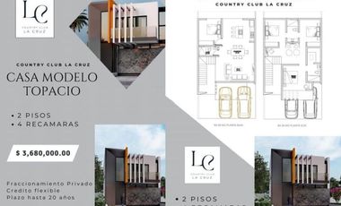 CASAS EN PREVENTA COUNTRY CLUB LA CRUZ