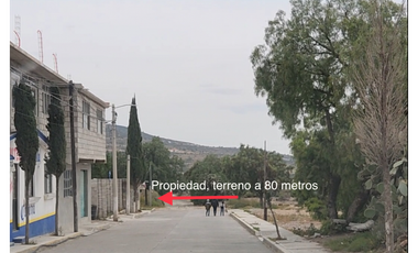 Terreno San Juan TIlcuautla, mpio. de San Agustín Tlaxiaca, Hgo.