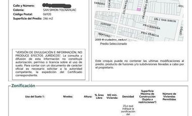 Edificio en Venta en San Simón Tolnahuac