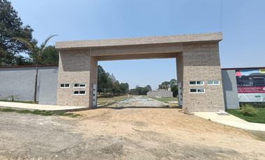 Lotes en venta dentro de fraccionamiento cerrado en Acuitlapilco, Tlaxcala.