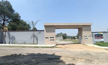 Lotes en venta dentro de fraccionamiento cerrado en Acuitlapilco, Tlaxcala.