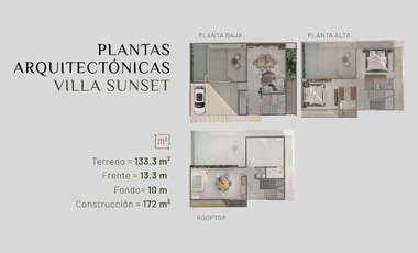 Villas en preventa en San Benito a una cuadra de la playa