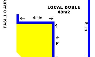 PLAZA CAMELINAS DOBLE LOCAL COMERCIAL EN VENTA CON 2 ACCESOS FRENTE A AURRERÁ