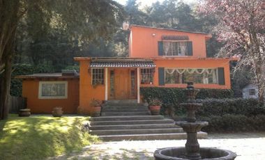 Acopilco venta de Rancho/ terreno posible uso de suelo para escuela