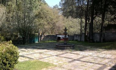 Acopilco venta de Rancho/ terreno posible uso de suelo para escuela