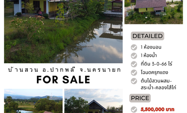 Studio House for sale in Nong Saeng, Nakhon Nayok