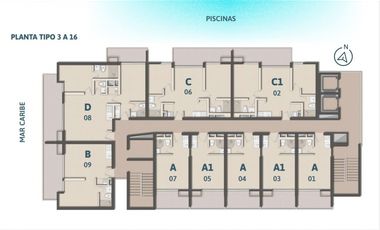 Venta de apartamentos sobre planos Pozos Colorados permiso turistico