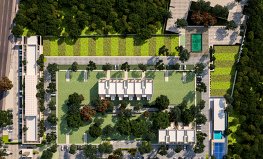 Villa  en venta Lista para entrega , Privada Pájaro en piedra Tixcuytún