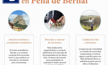 ¡¡Invierte en Terrenos Residenciales en Preventa en Peña de Bernal!!