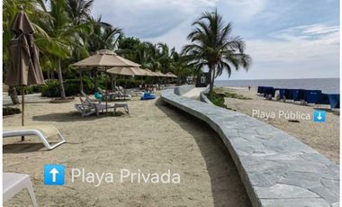 Amplio apartaestudio de 67m2 en Primera Linea de Mar, Bello Horizonte.