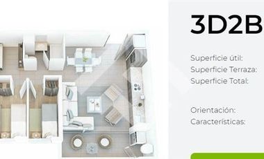Departamento en Venta en Recoleta / Unión
