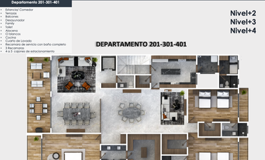 Departamento a la venta en Lomas de Tecamachalco.
