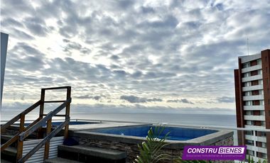 SUITE VISTA AL MAR EN EDIFICIO ARRECIFE, SUR DE MANTA 
