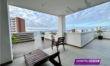 SUITE VISTA AL MAR EN EDIFICIO ARRECIFE, SUR DE MANTA 