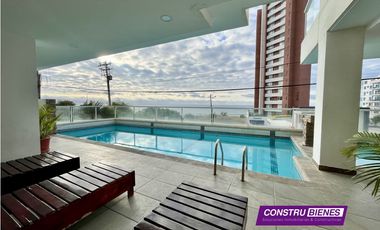 SUITE VISTA AL MAR EN EDIFICIO ARRECIFE, SUR DE MANTA 