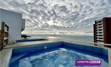 SUITE VISTA AL MAR EN EDIFICIO ARRECIFE, SUR DE MANTA 