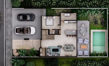 Casa en venta, Privada Zentura, Casa KOQUE, Cholul Mérida, Yuc.