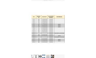 Venta de hermosos lotes en Graminea