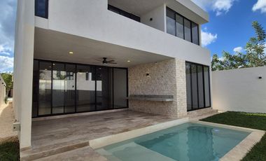 Casa en venta Lista para entrega, Privada Nortemérida Komchen