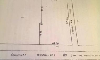 TERRENO EN VENTA EN CIUDAD VICTORIA