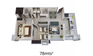 Vendo apartamento en Park Square Rise, Vía España