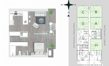 VENDO APARTAMENTO EN SAN FRANCISCO PH BE LIVING (P)