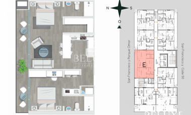 VENDO APARTAMENTO EN SAN FRANCISCO PH BE LIVING (P)