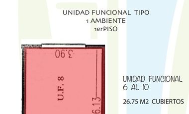 Monoambiente en venta en Valeria del Mar