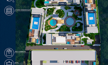 Departamentos en pre-venta en Nuevo Vallarta con amenidades