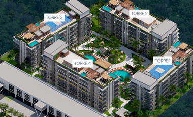 Departamentos en pre-venta en Nuevo Vallarta con amenidades