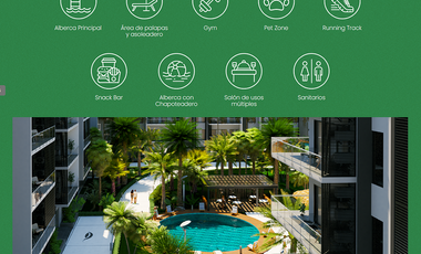 Departamentos en pre-venta en Nuevo Vallarta con amenidades