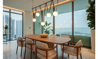 ALQUILER APARTAMENTO 320M2 3 RECMARAS LINEA BLANCA PUNTA PAITILLA