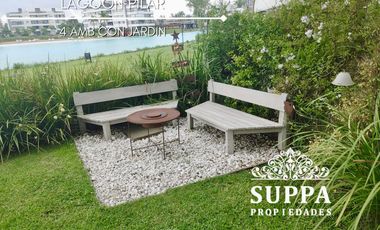 DEPARTAMENTO 4 AMB CON JARDIN -  LAGOON PILAR