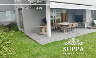 DEPARTAMENTO 4 AMB CON JARDIN -  LAGOON PILAR