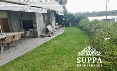 DEPARTAMENTO 4 AMB CON JARDIN -  LAGOON PILAR