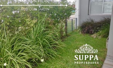 DEPARTAMENTO 4 AMB CON JARDIN -  LAGOON PILAR