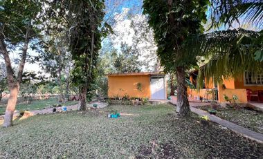 QUINTA CAMPESTRE EN VENTA. AMPLIOS JARDINES. KOBÉN, CAMPECHE.