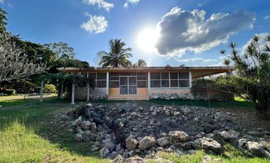 QUINTA CAMPESTRE EN VENTA. AMPLIOS JARDINES. KOBÉN, CAMPECHE.