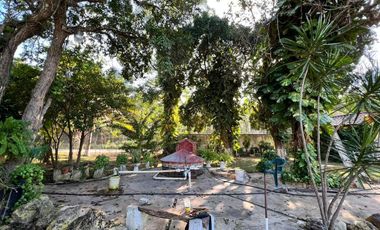 QUINTA CAMPESTRE EN VENTA. AMPLIOS JARDINES. KOBÉN, CAMPECHE.