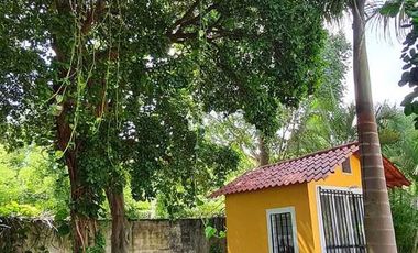 QUINTA CAMPESTRE EN VENTA. AMPLIOS JARDINES. KOBÉN, CAMPECHE.