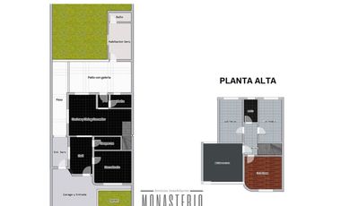 Amplia casa de 5 ambientes con fondo libre