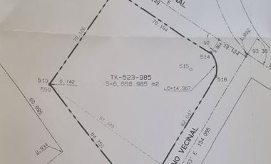 VENTA | 6,600 m2 TERRENO EN VALLE REDONDO