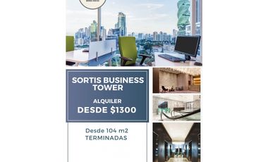 SE ALQUILA OFICINA SORTIS BUSINESS TOWER OBARRIO